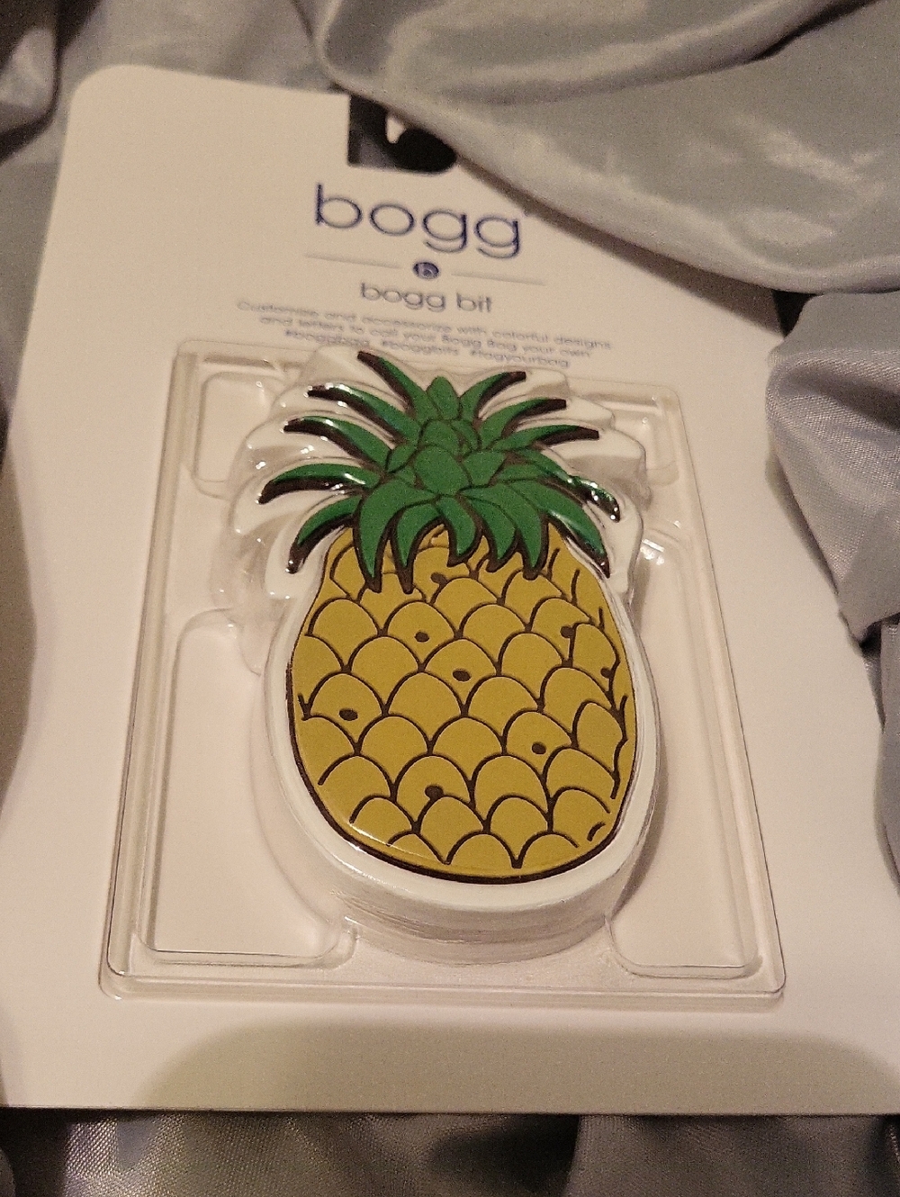 Bogg Bag Bit Pineapple Yellow & Green Bnib Ls M